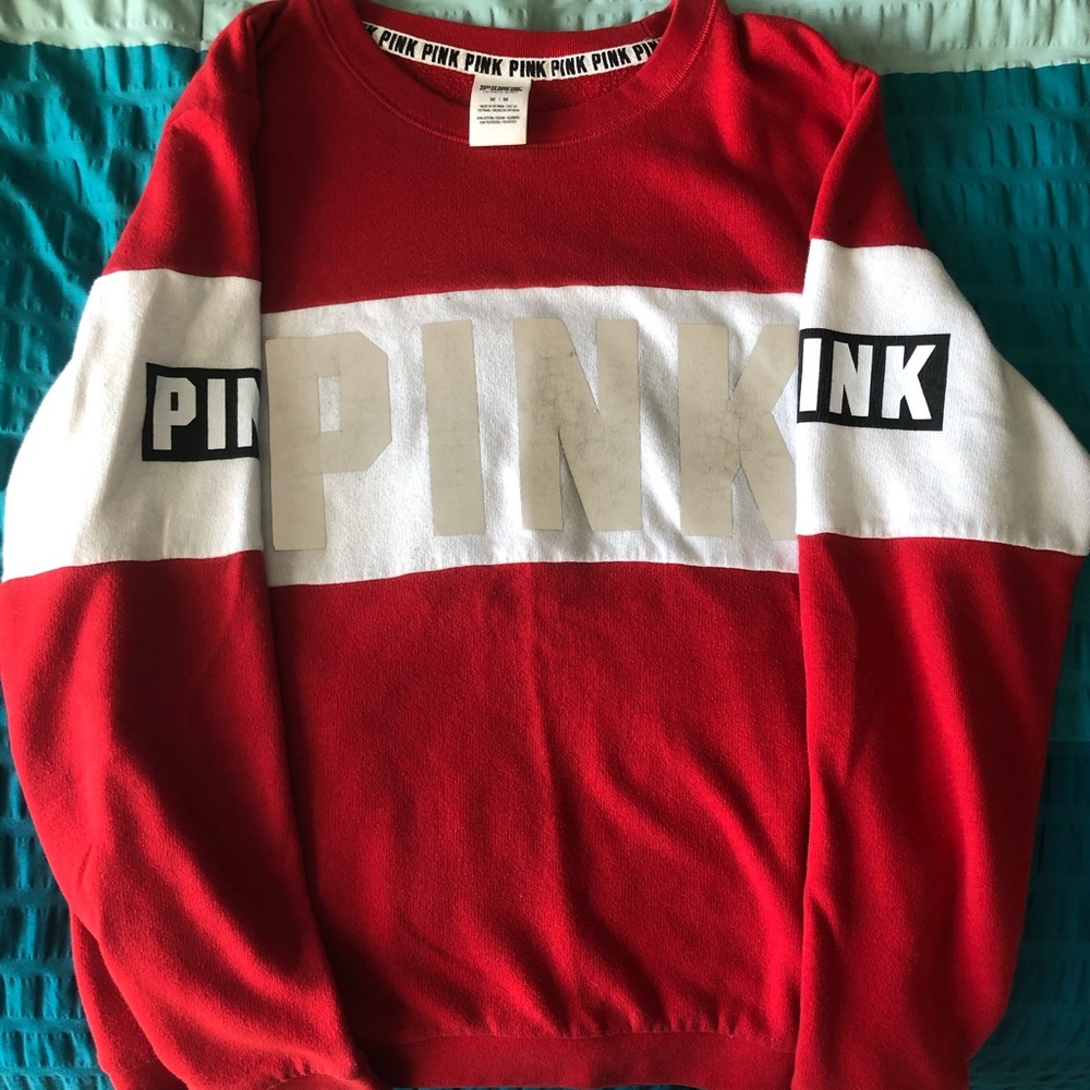 Thrifted PINK crewneck